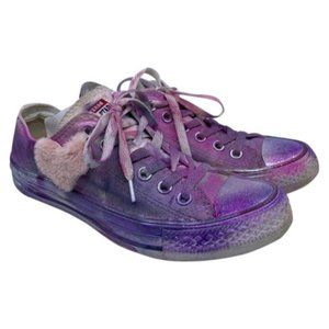 Converse Sneakers Customized with Multi Color 6.5